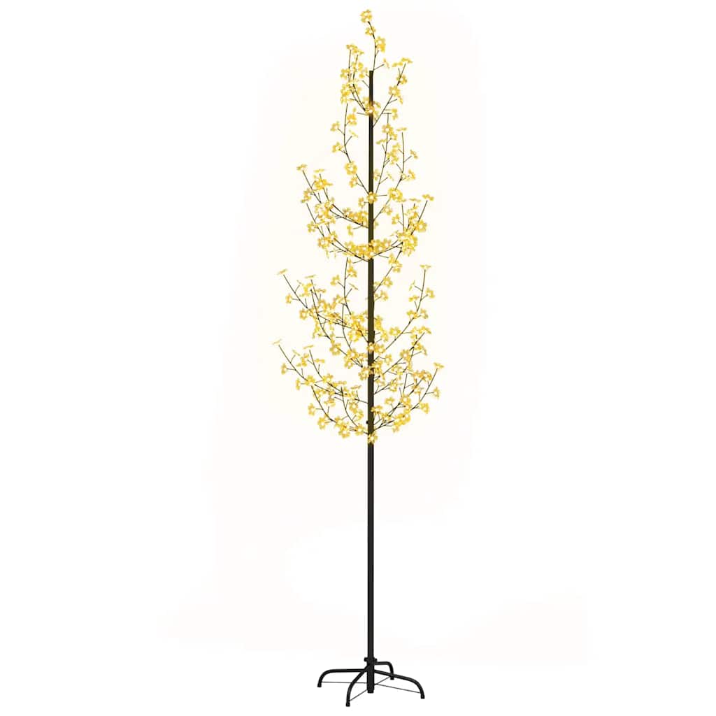 LED-es cseresznyevirágfa 368 meleg fehér LED-del 300 cm