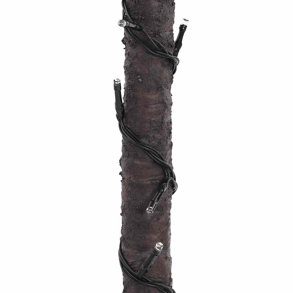 LED-es pálmafa 136 meleg fehér LED-del 220 cm