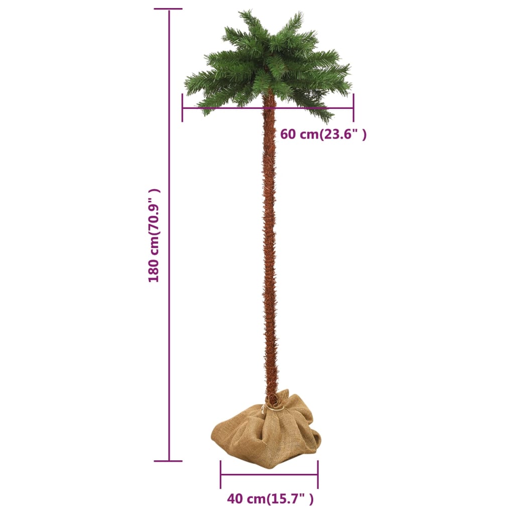 karácsonyfa LED-ekkel 180 cm