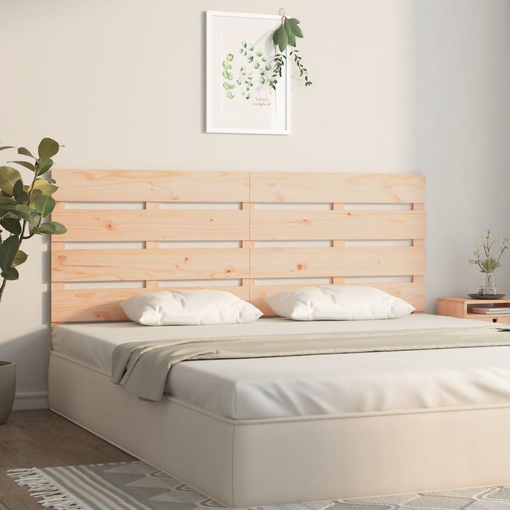 tömör fenyőfa fejtámla 120x3x80 cm