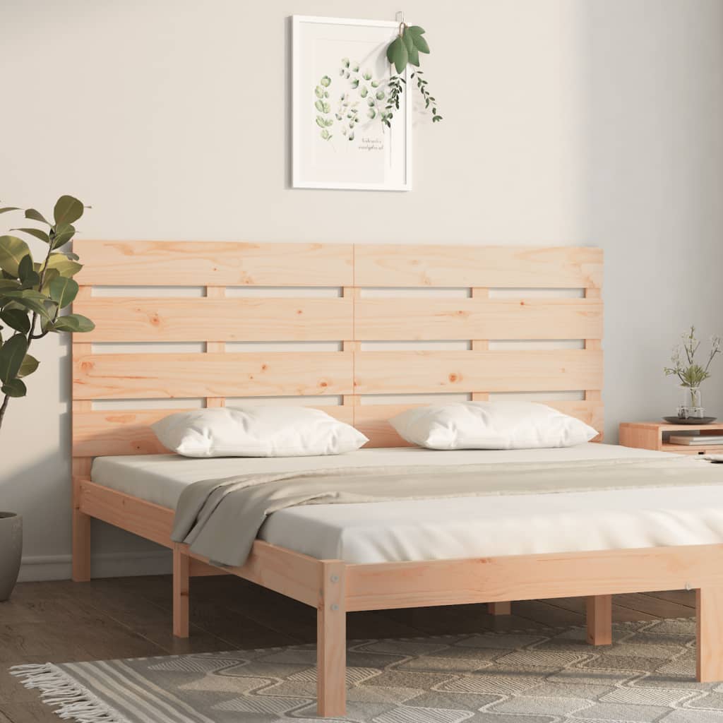 tömör fenyőfa fejtámla 200 x 3 x 80 cm