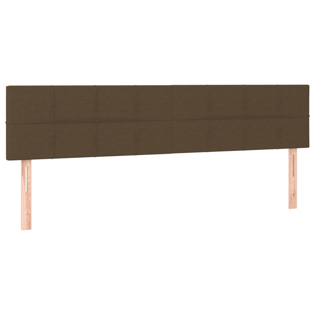 sötétbarna szövet fejtámla 180 x 5 x 78/88 cm