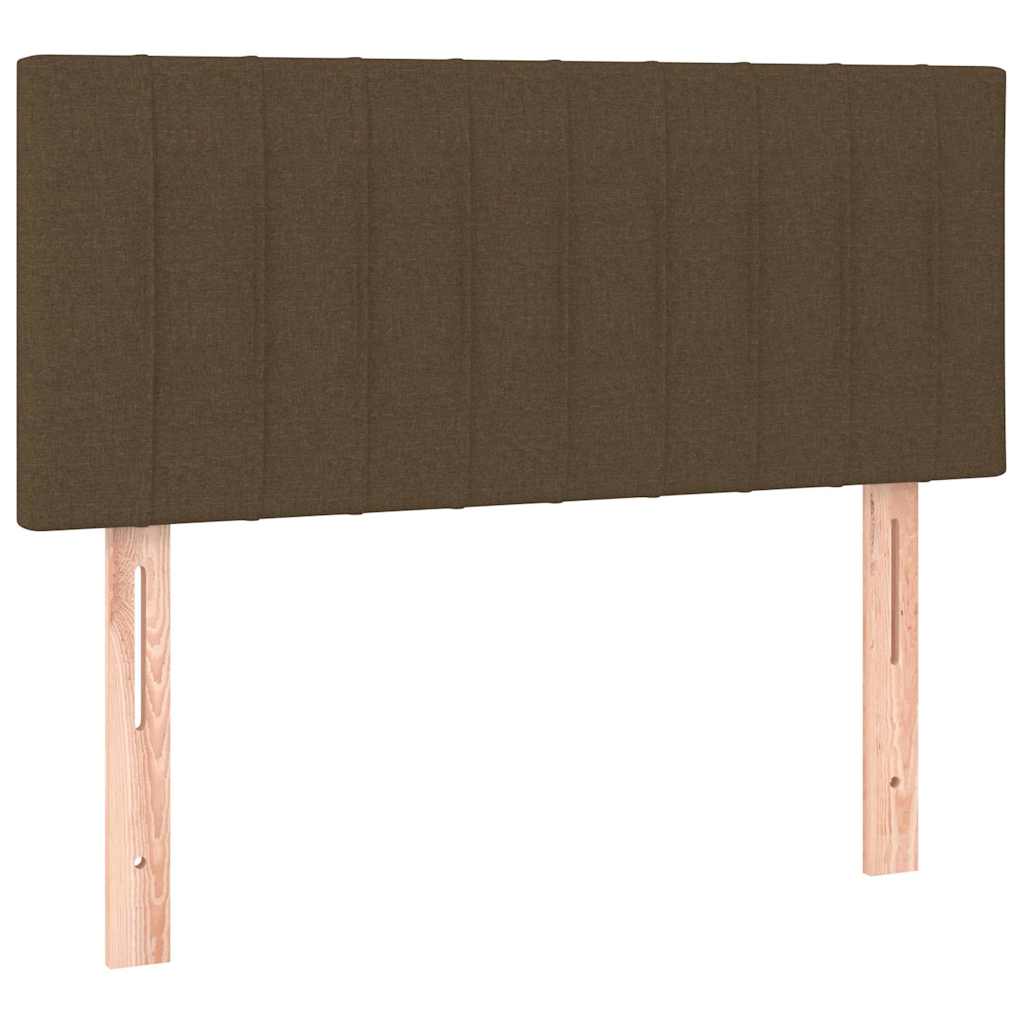 sötétbarna szövet fejtámla 90x5x78/88 cm
