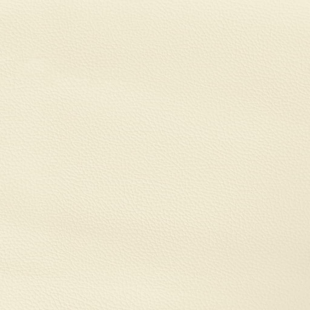 krémszínű műbőr fejtámla 180x5x78/88 cm