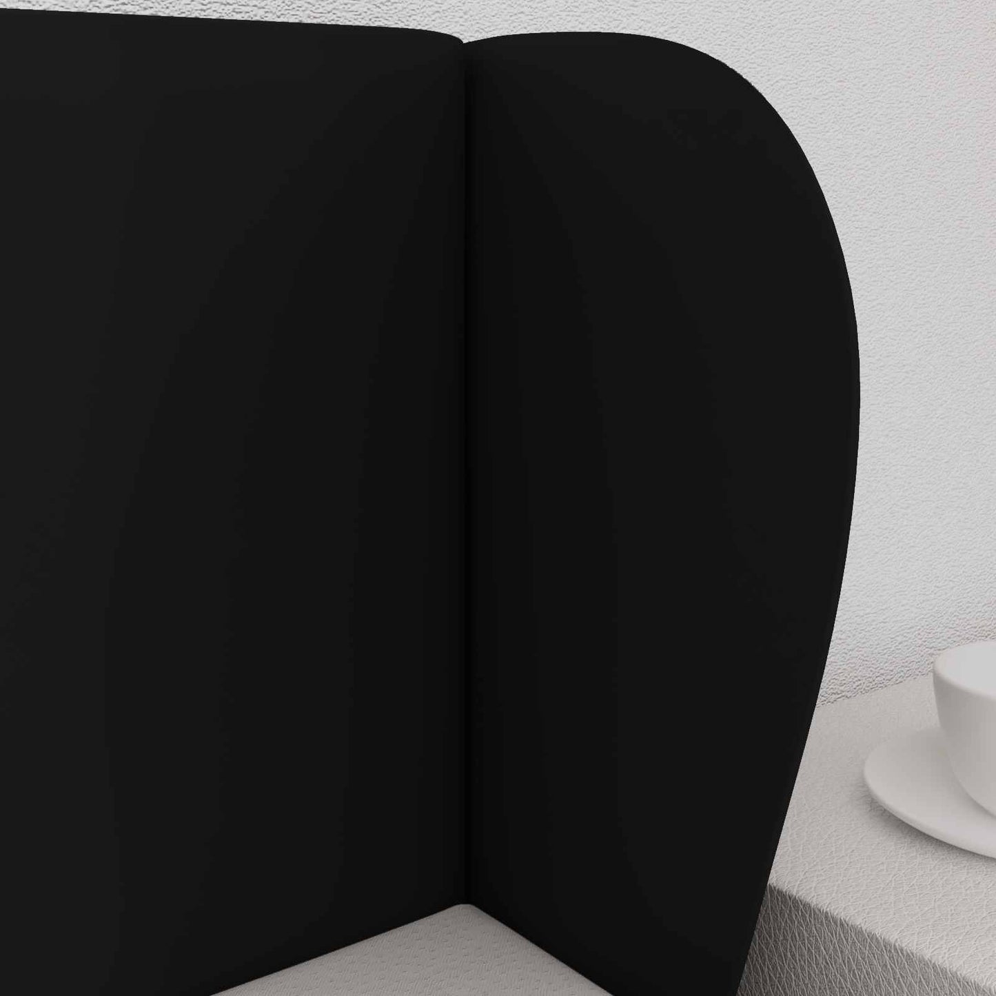 Fejtámla Fül Fekete 40 x 23 x 6 cm PVC