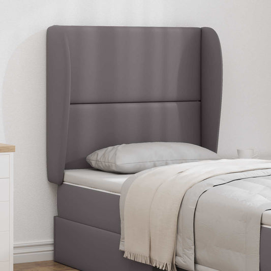 Fejtámla Fül Homályos Szürke 80 x 23 x 6 cm PVC