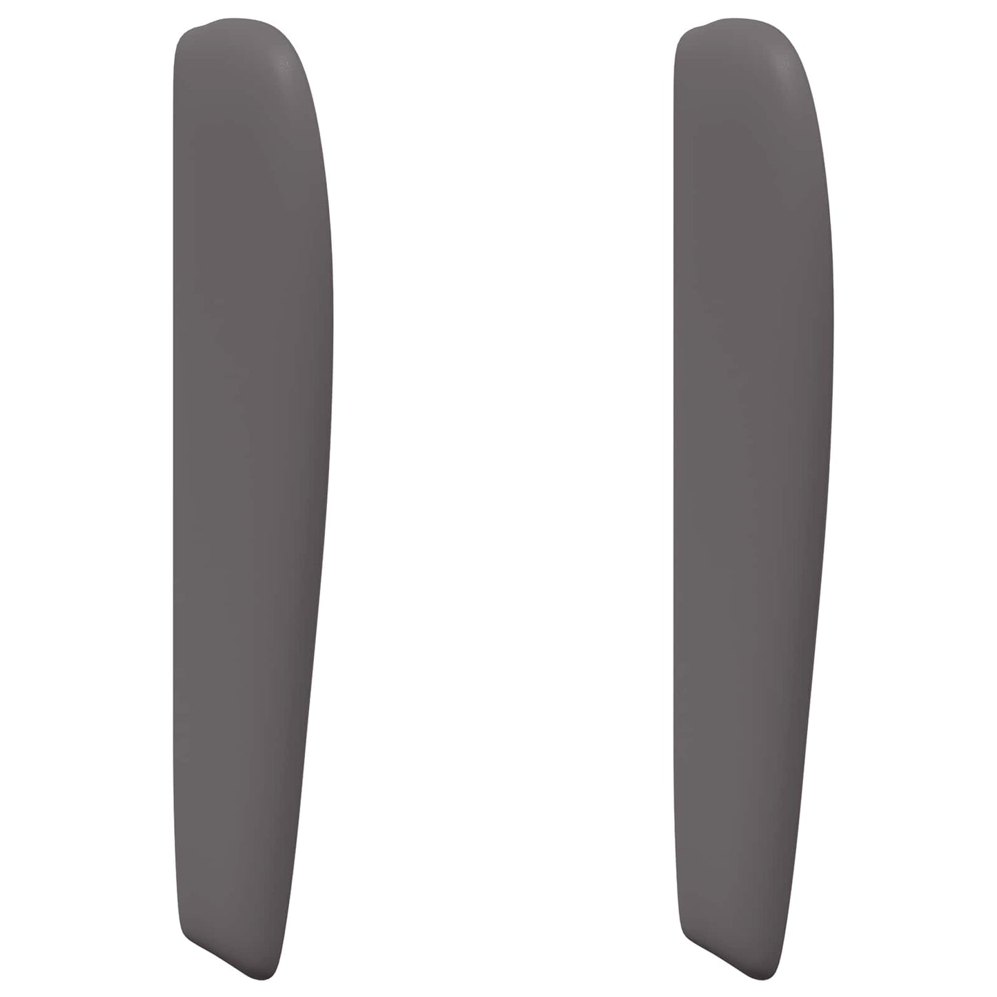 Fejtámla Fül Homályos Szürke 80 x 23 x 6 cm PVC