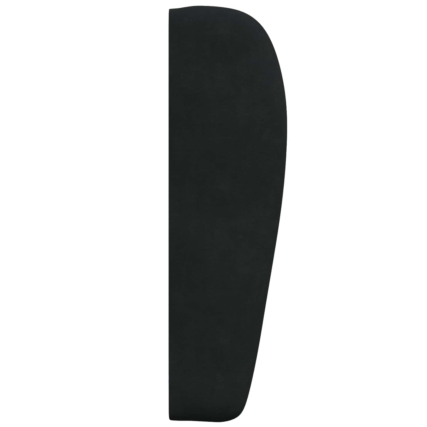 Fejtámla Fül Fekete 80 x 23 x 6 cm Bársony