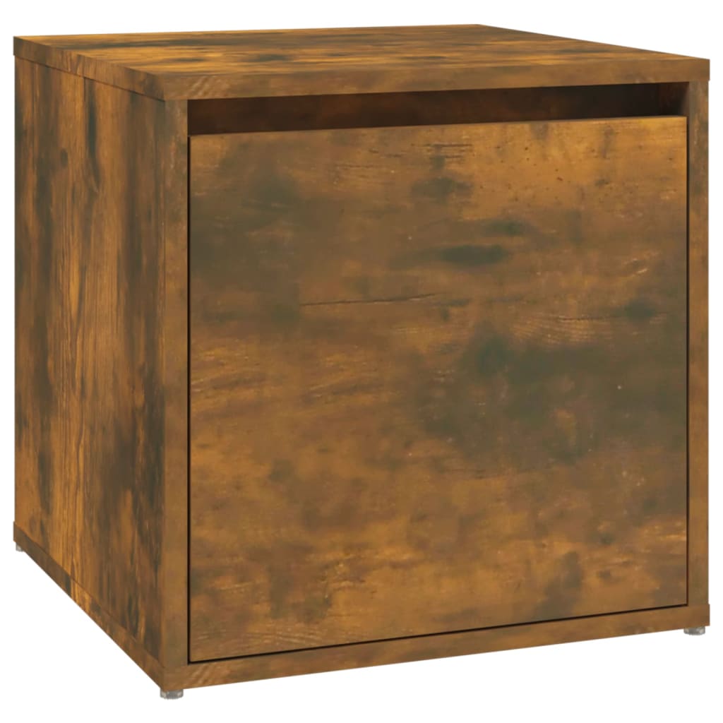 füstös tölgy színű szerelt fa előszobai bútorszett