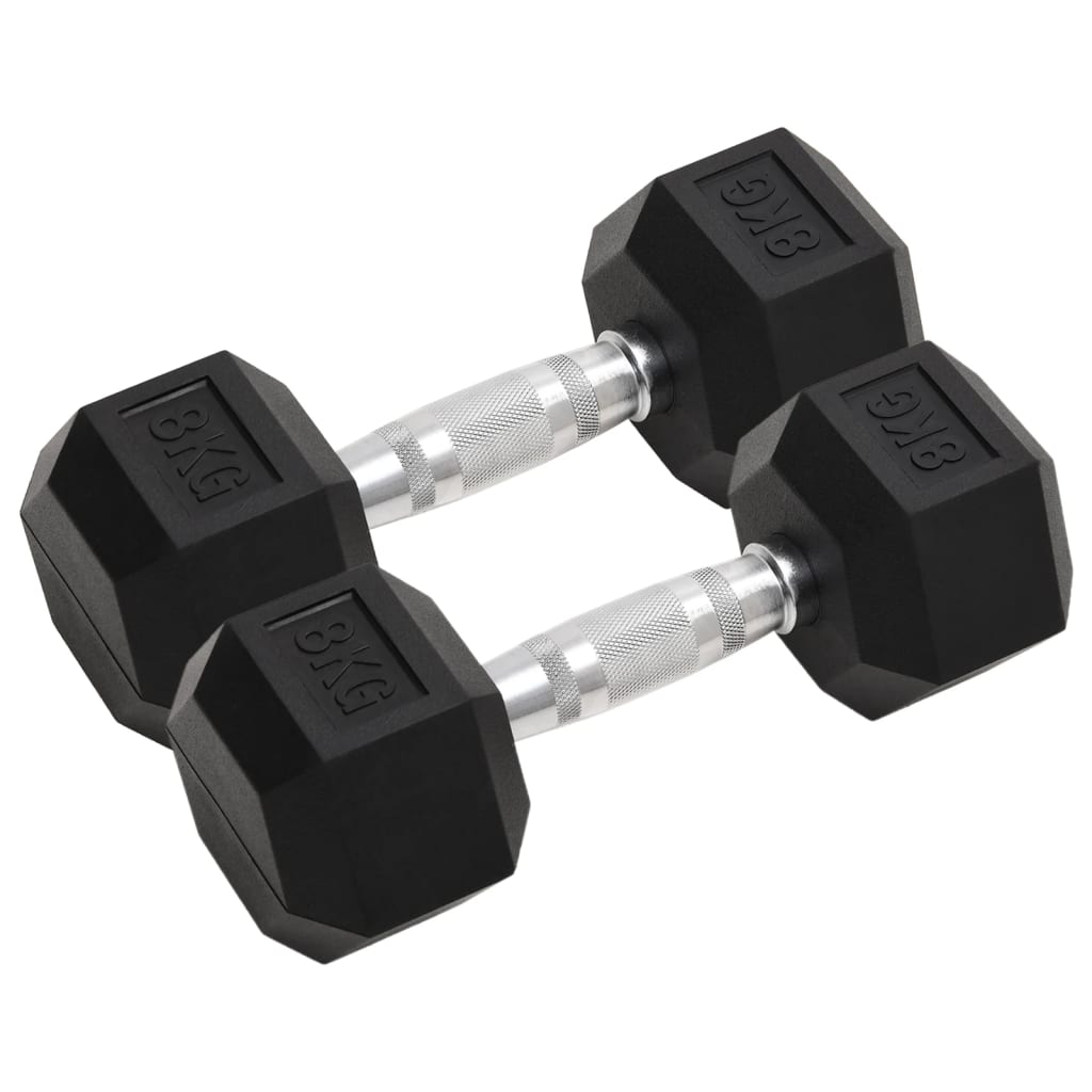 2 db összesen öntöttvas egykezes súlyzó 16 kg