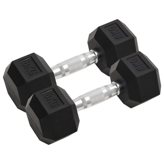 2 db összesen öntöttvas egykezes súlyzó 16 kg