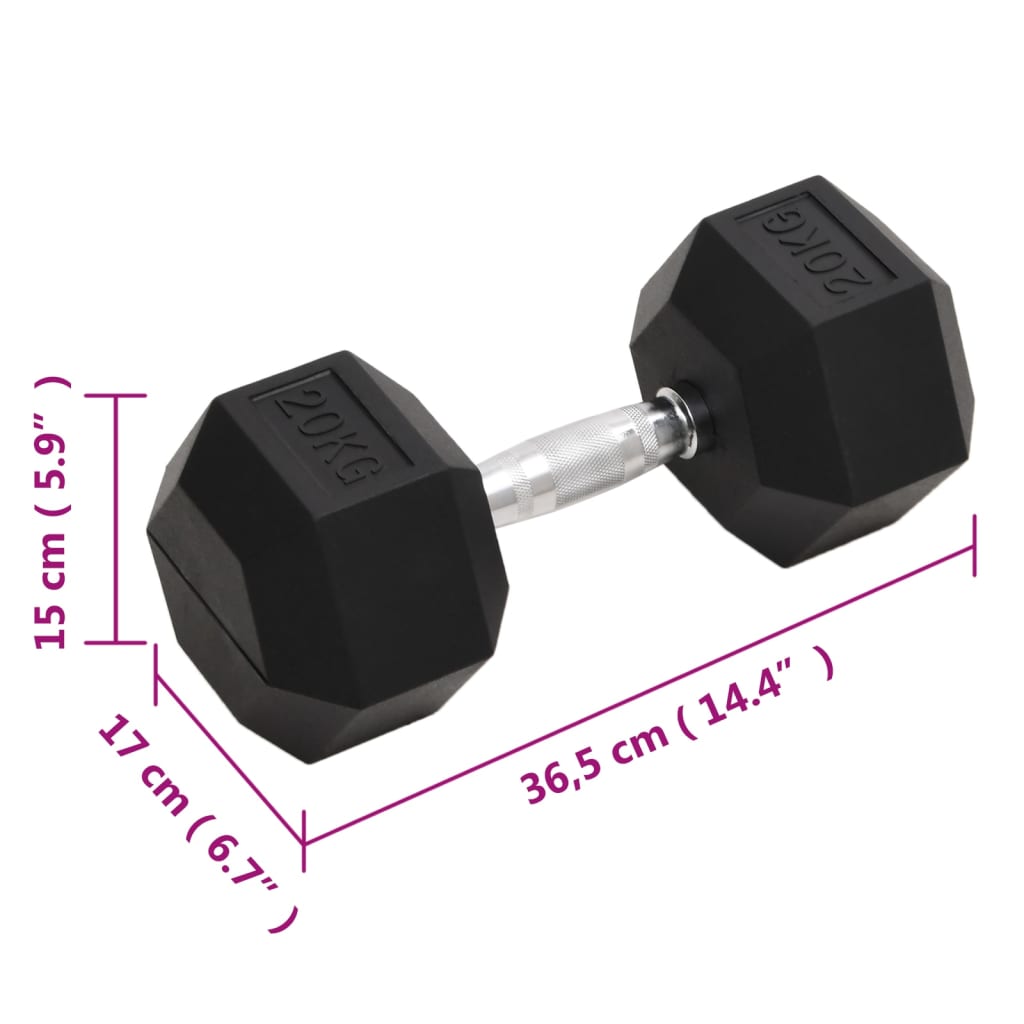 öntöttvas egykezes súlyzó 20 kg
