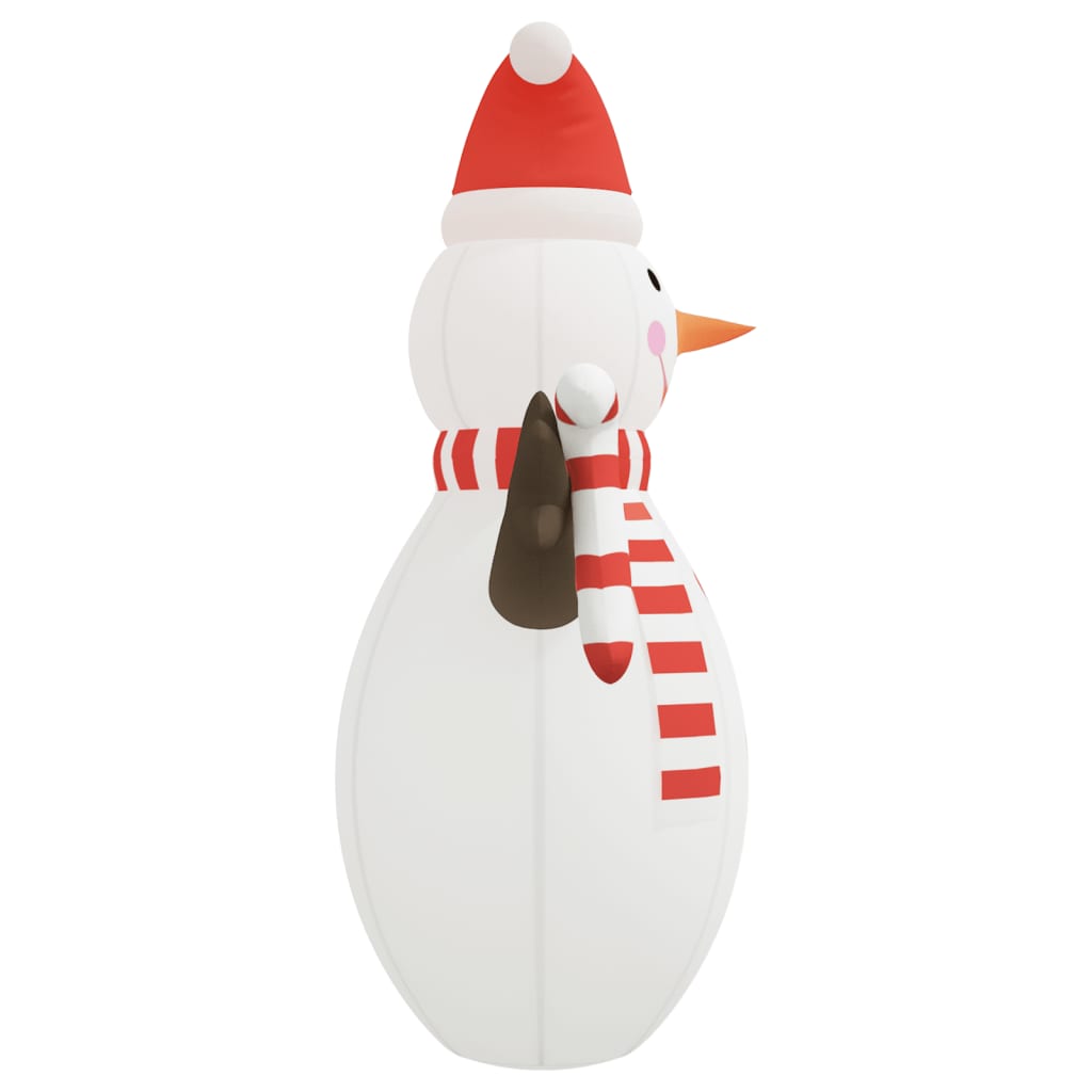 felfújható hóember LED-ekkel 630 cm