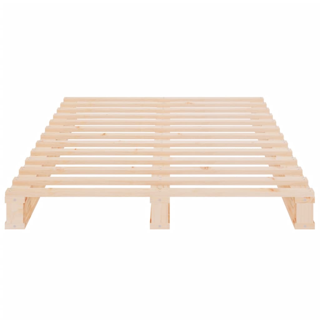tömör fenyőfa ágy matrac nélkül 75 x 190 cm