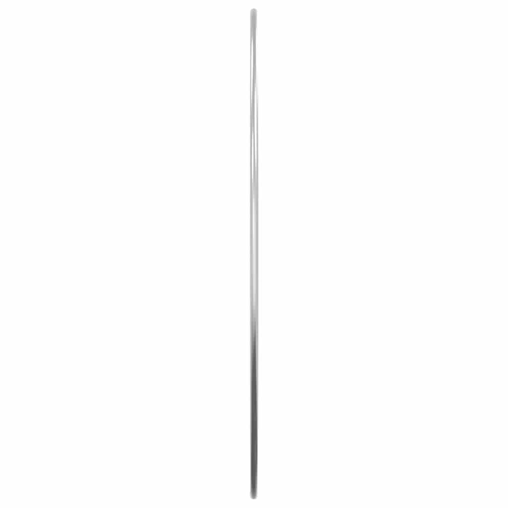 ezüstszínű falitükör Ø 50 cm Kerek