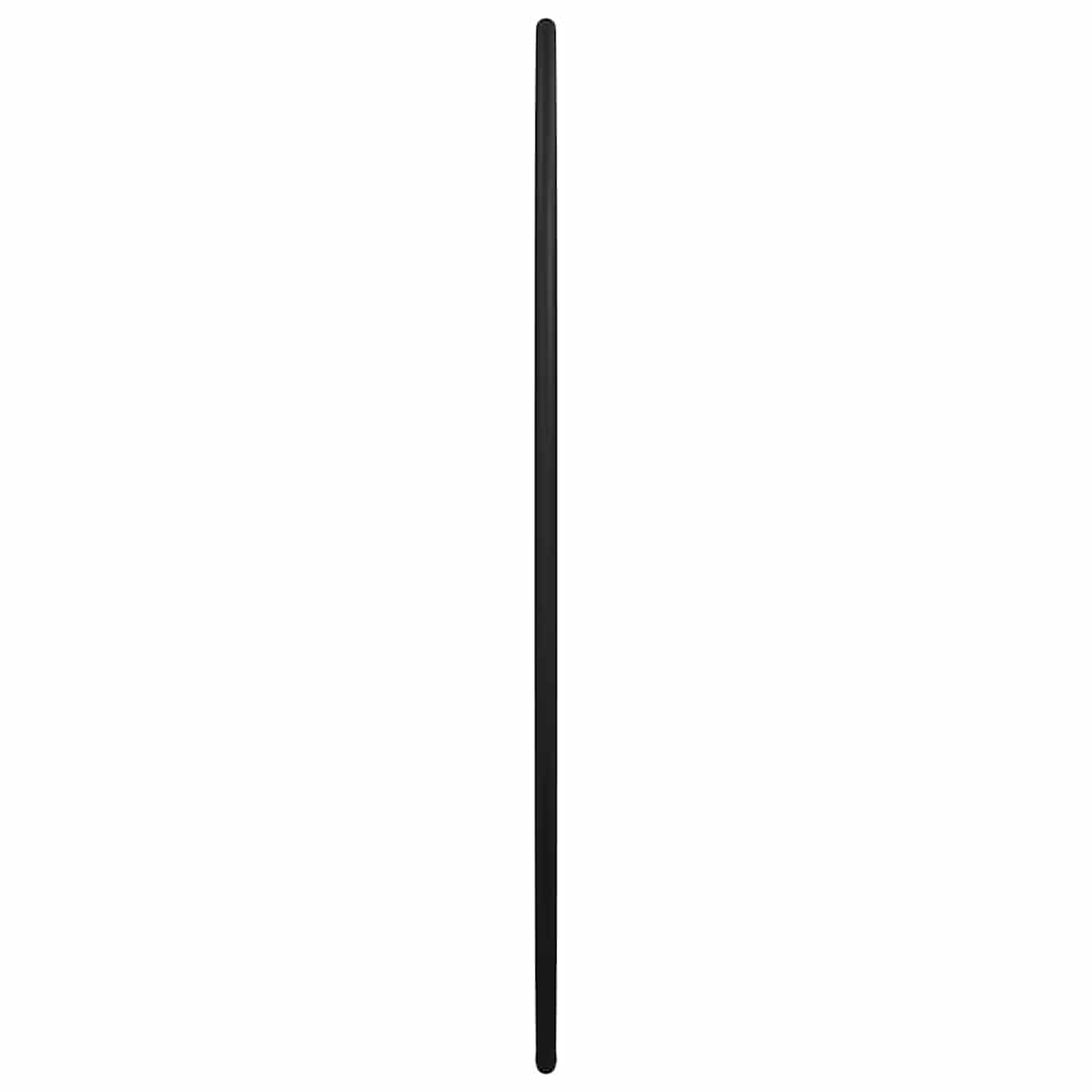 fekete falitükör Ø 40 cm Kerek