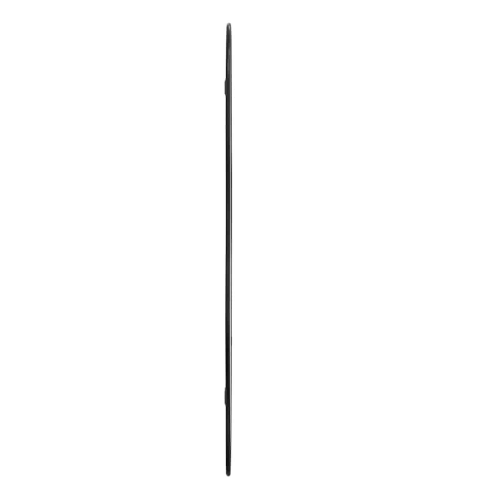 fekete falitükör 70x30 cm