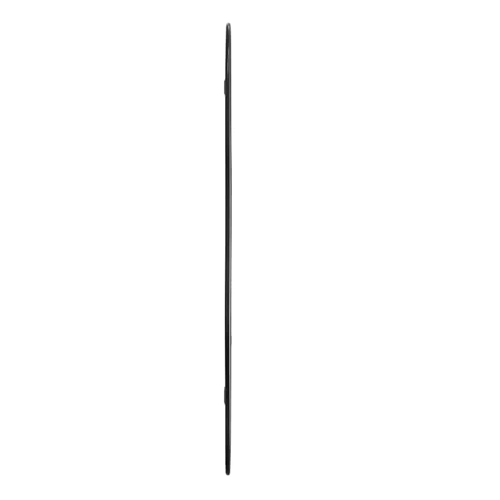 fekete falitükör 100x45 cm