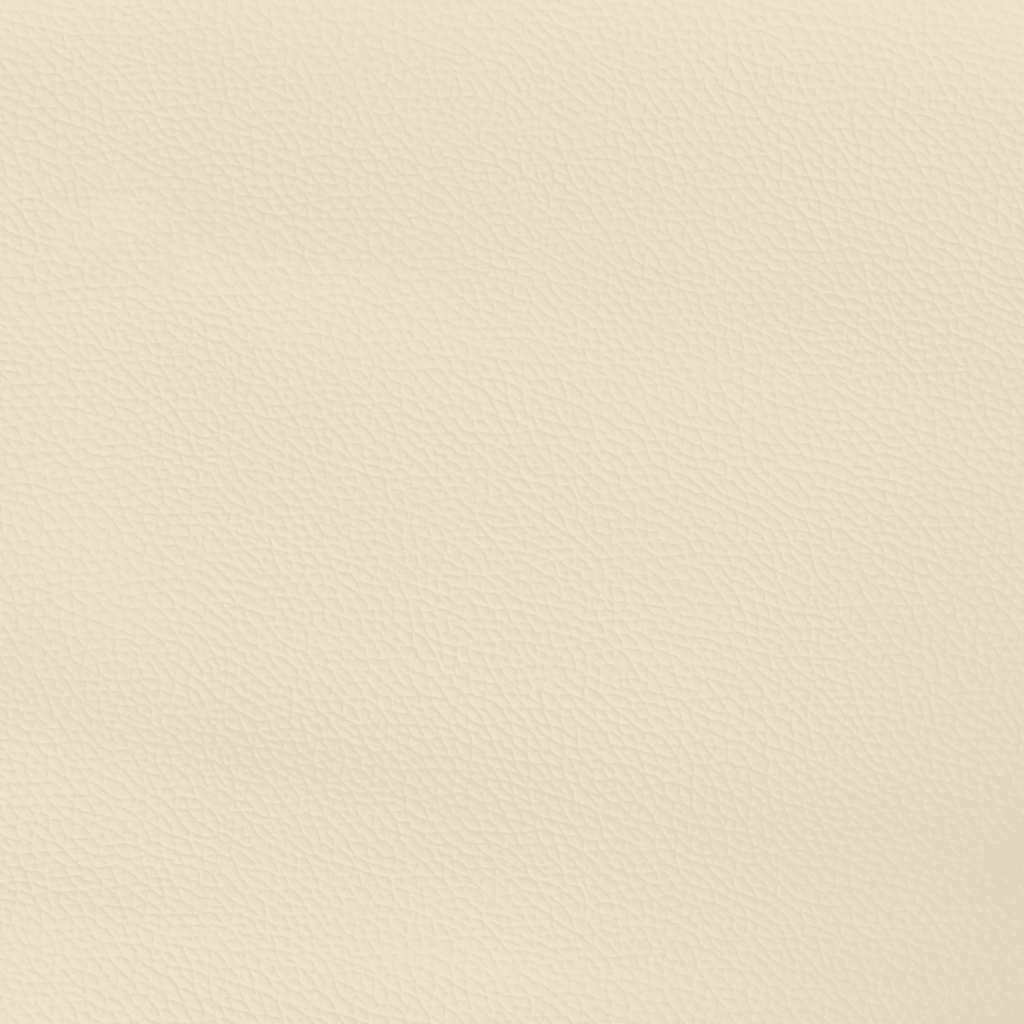 krémszínű ágykeret fejtámlával matrac nélkül 200x200 cm