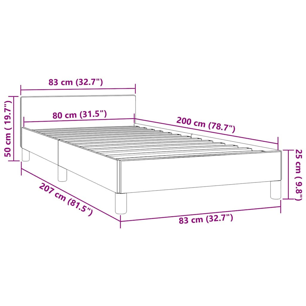 sötétzöld bársony ágykeret matrac nélkül 80 x 200 cm