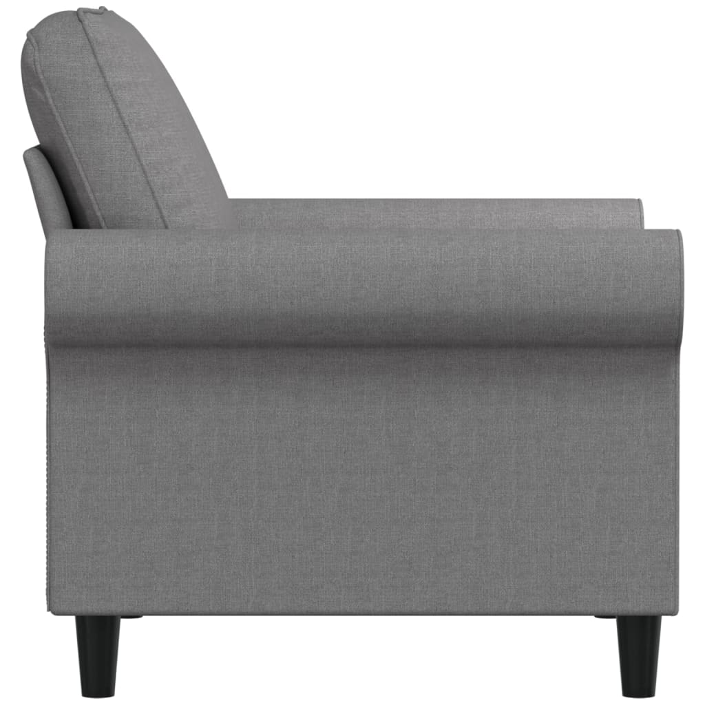 világosszürke szövet kanapéfotel 60 cm