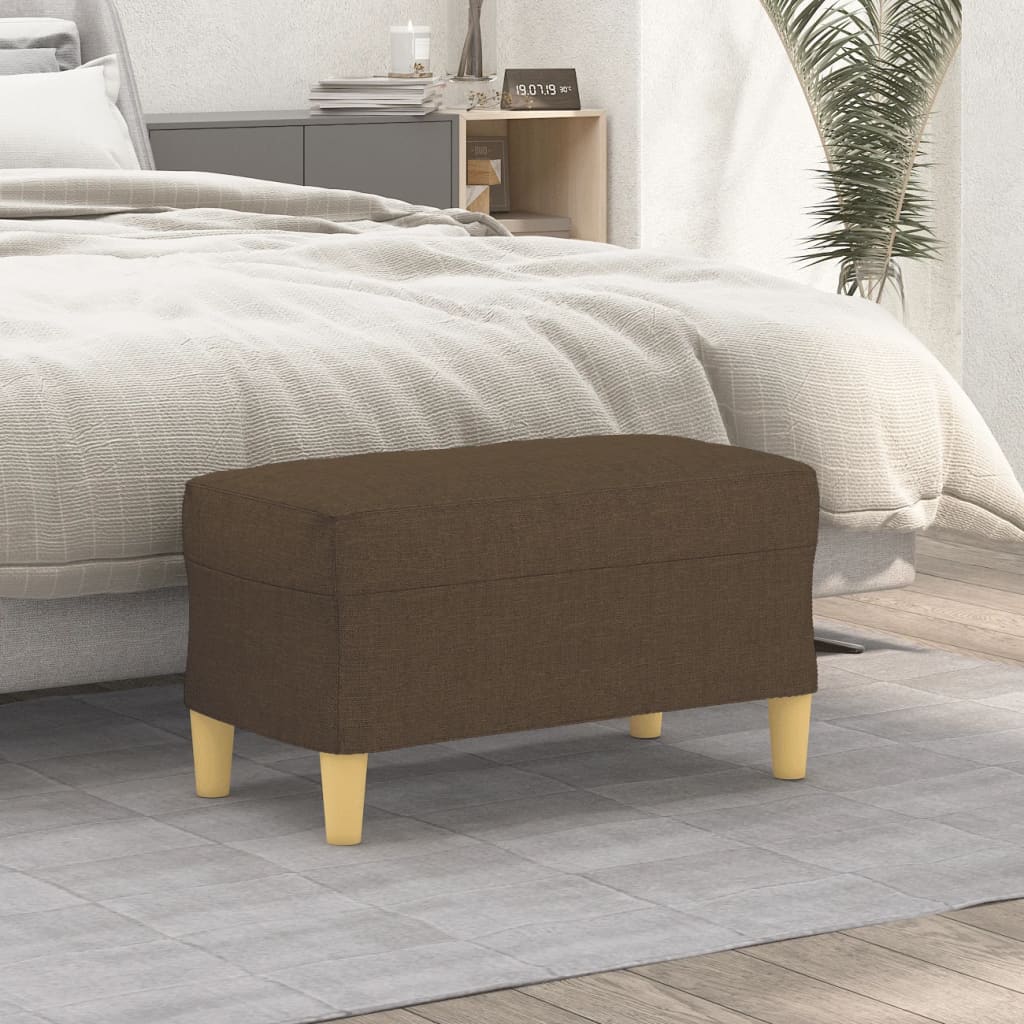 barna szövet pad 70 x 35 x 41 cm