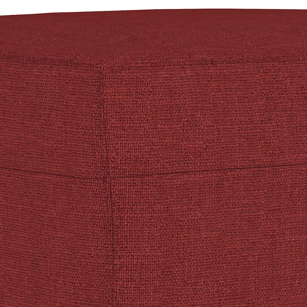 bordó szövet pad 100 x 35 x 41 cm