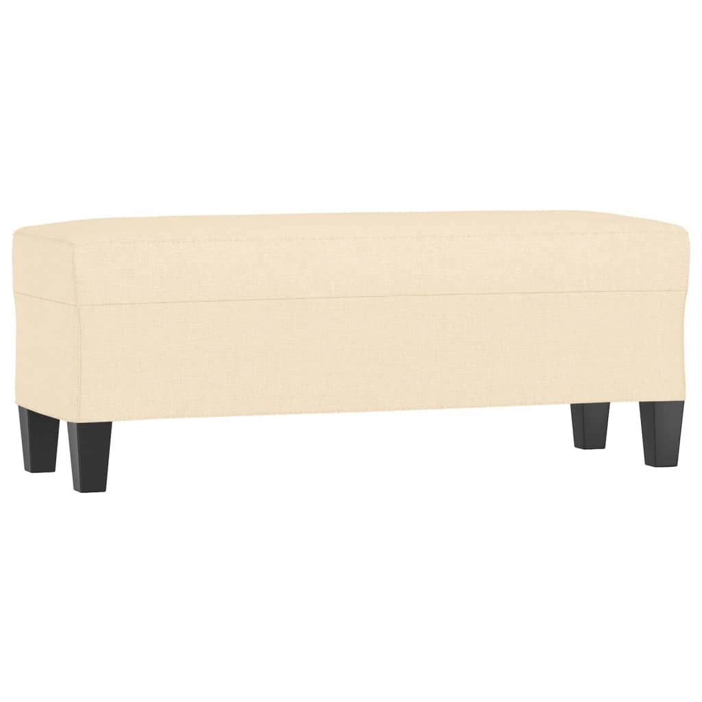 krémszínű szövet pad 100 x 35 x 41 cm