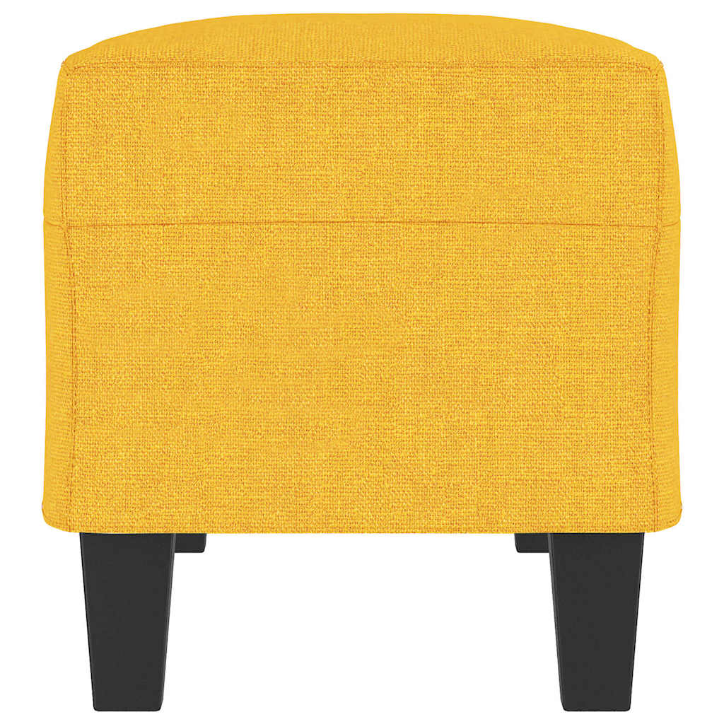 világossárga szövet pad 100 x 35 x 41 cm