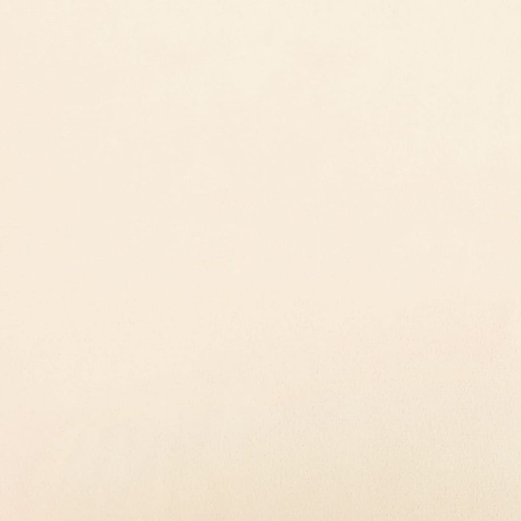 2 db krémszínű bársony díszpárna 40 x 40 cm