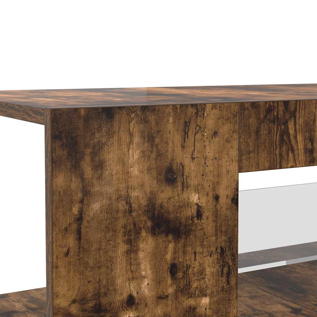 füstös tölgy színű LED-es TV-szekrény 90 x 39 x 30 cm