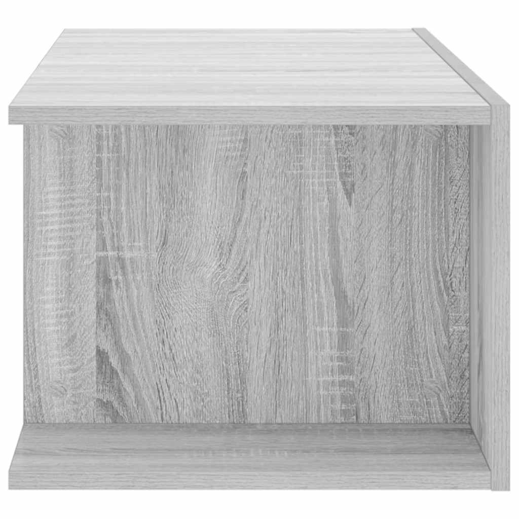 szürke sonoma színű LED-es TV-szekrény 90 x 39 x 30 cm