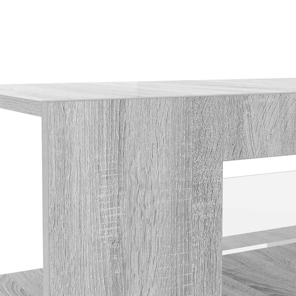 szürke sonoma színű LED-es TV-szekrény 90 x 39 x 30 cm
