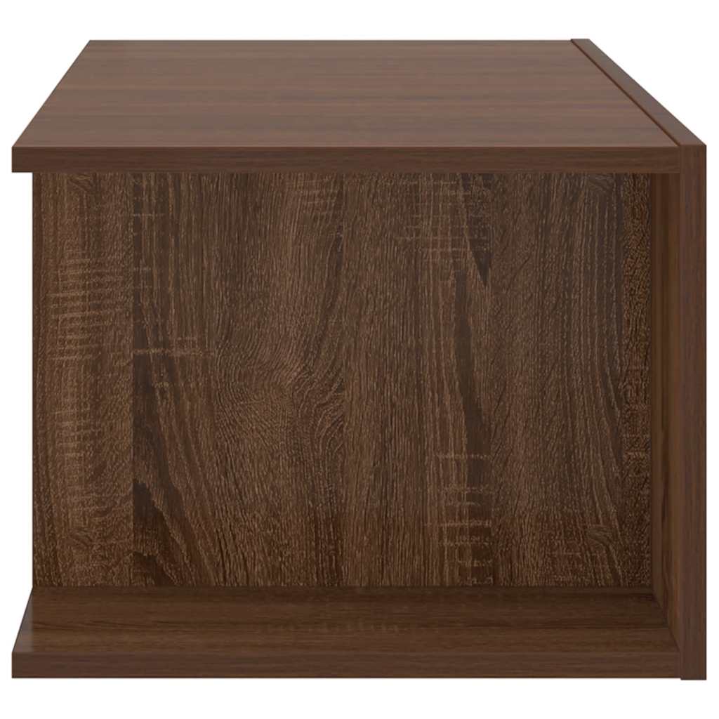 barna tölgy színű LED-es TV-szekrény 90 x 39 x 30 cm