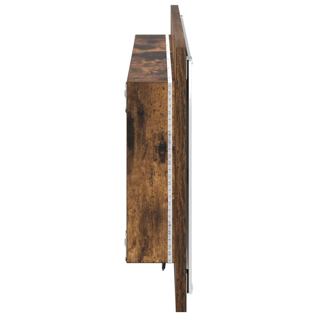 Tükör Füstölt tölgy 90 x 8,5 x 37 cm Szerelt Fa