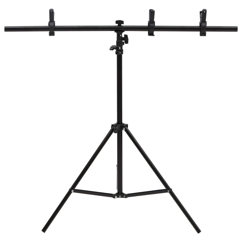 fekete háttér állvány T-alakú 91x60x(70-200) cm