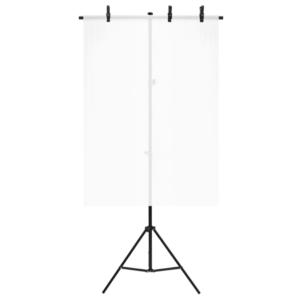 fekete háttér állvány T-alakú 91x60x(70-200) cm