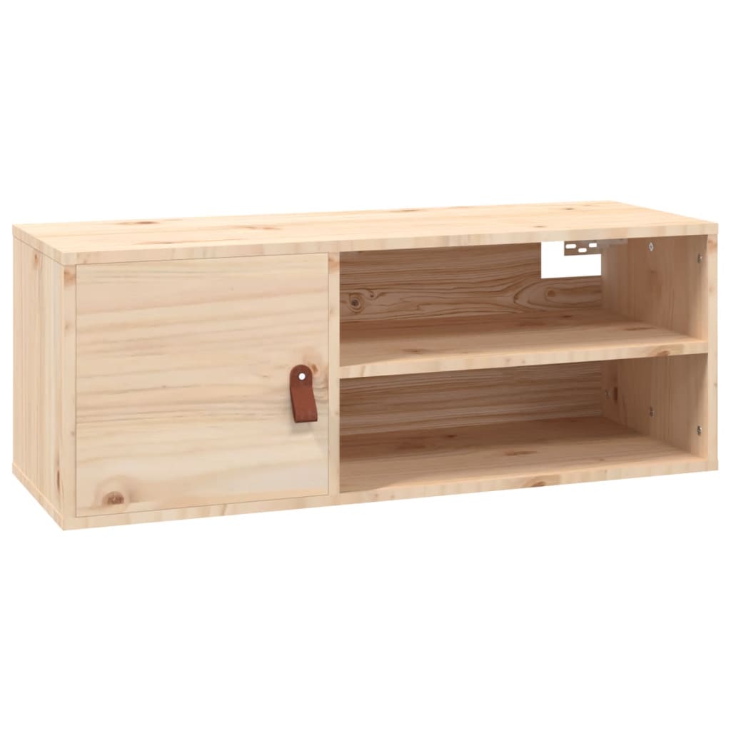 tömör fenyőfa faliszekrény 80 x 30 x 30 cm