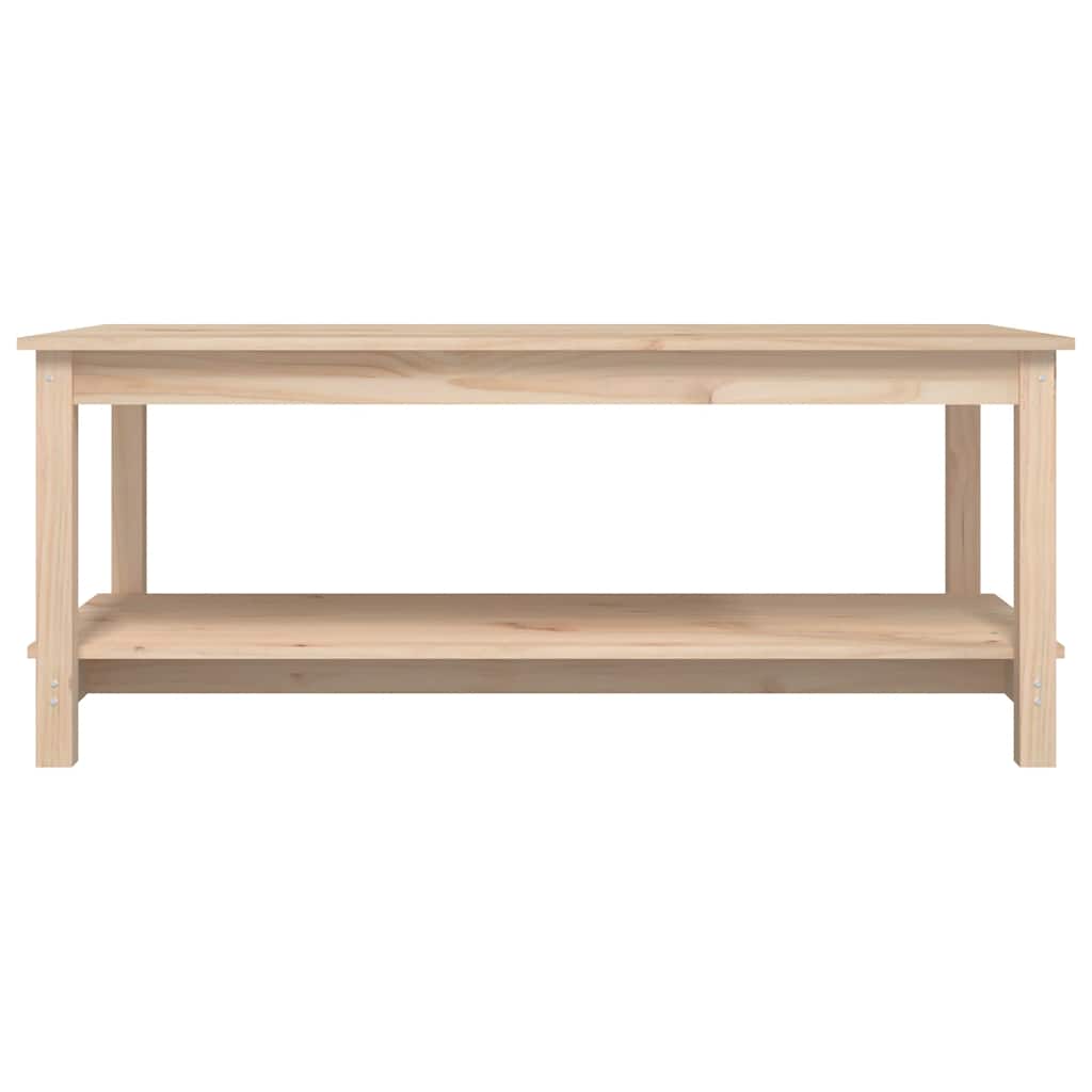 tömör fenyőfa dohányzóasztal 110 x 55 x 45 cm