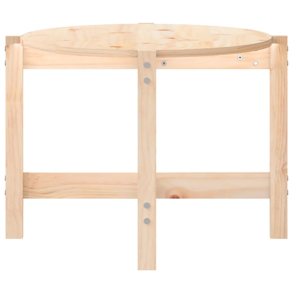 tömör fenyőfa dohányzóasztal 118 x 63 x 45 cm