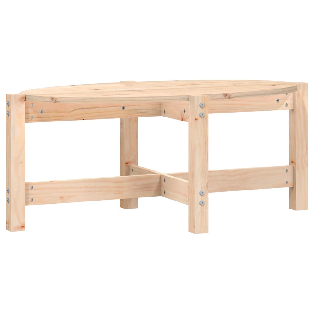 tömör fenyőfa dohányzóasztal 87 x 48 x 35 cm