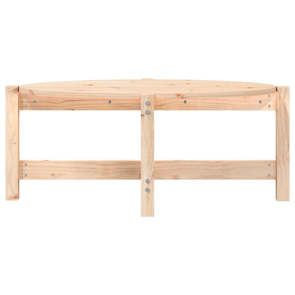 tömör fenyőfa dohányzóasztal 87 x 48 x 35 cm