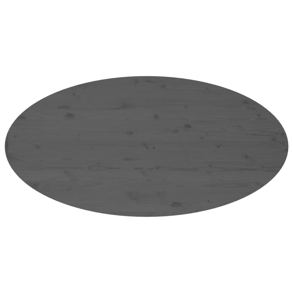 szürke tömör fenyőfa dohányzóasztal 110 x 55 x 45 cm