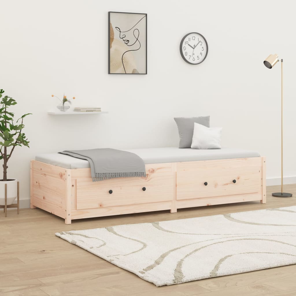 tömör fenyőfa kanapéágy matrac nélkül 80 x 200 cm