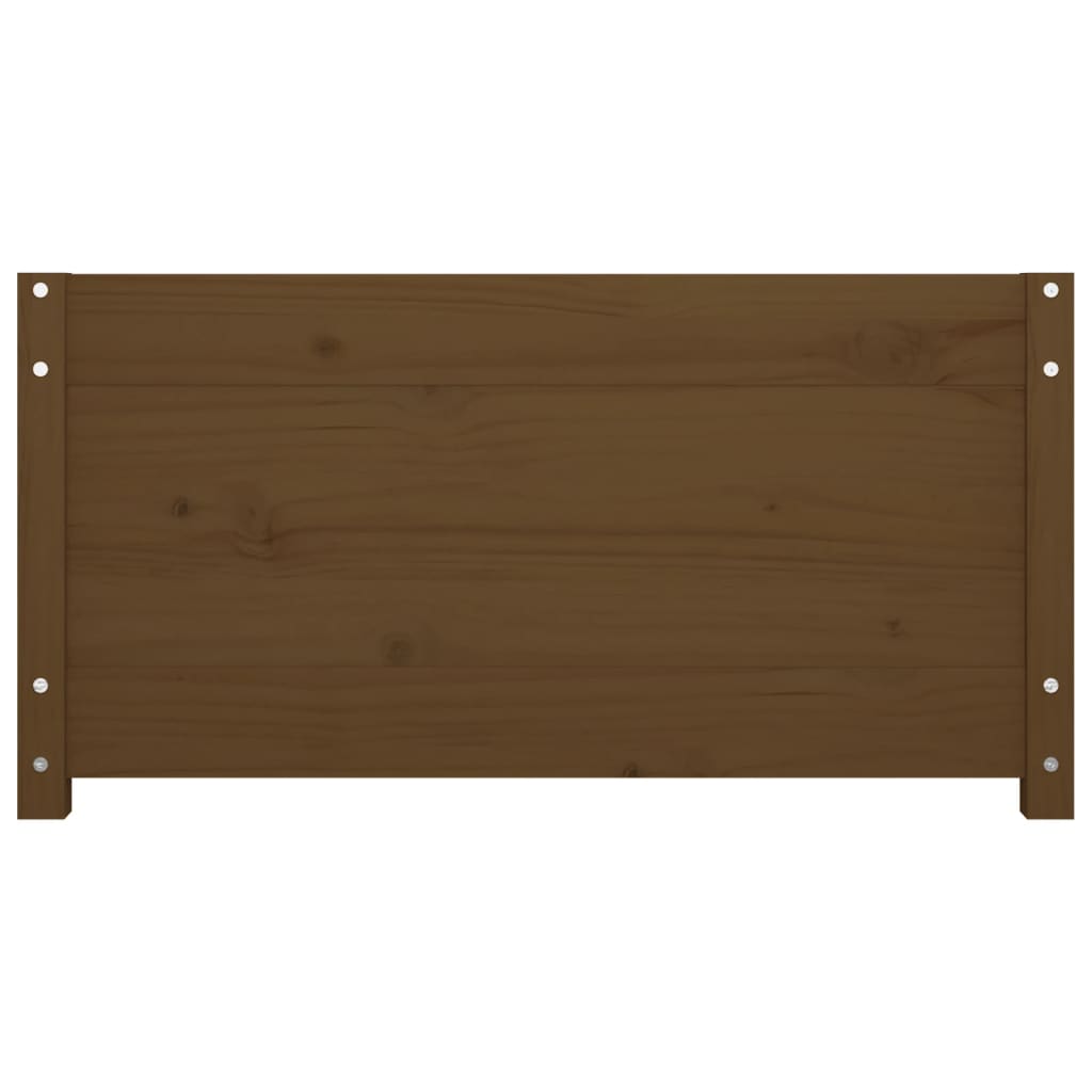 mézbarna tömör fenyőfa kanapéágy 90 x 200 cm