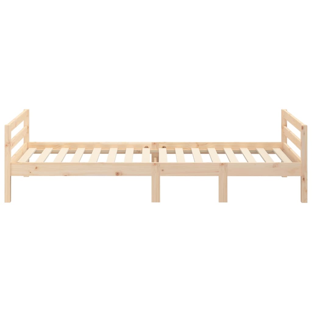 tömör fenyőfa ágykeret matrac nélkül 90 x 190 cm