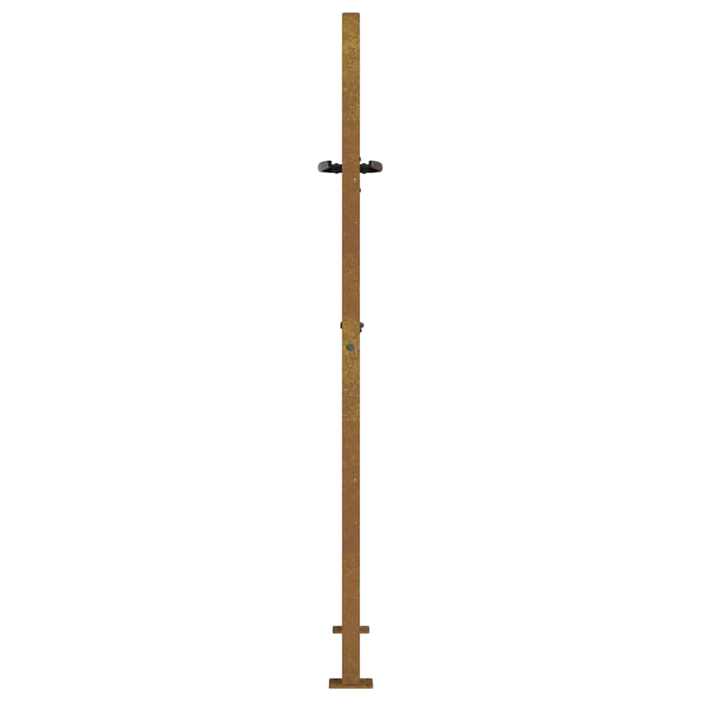 Corten acél, bambusz mintás kerti kapu 100x150 cm