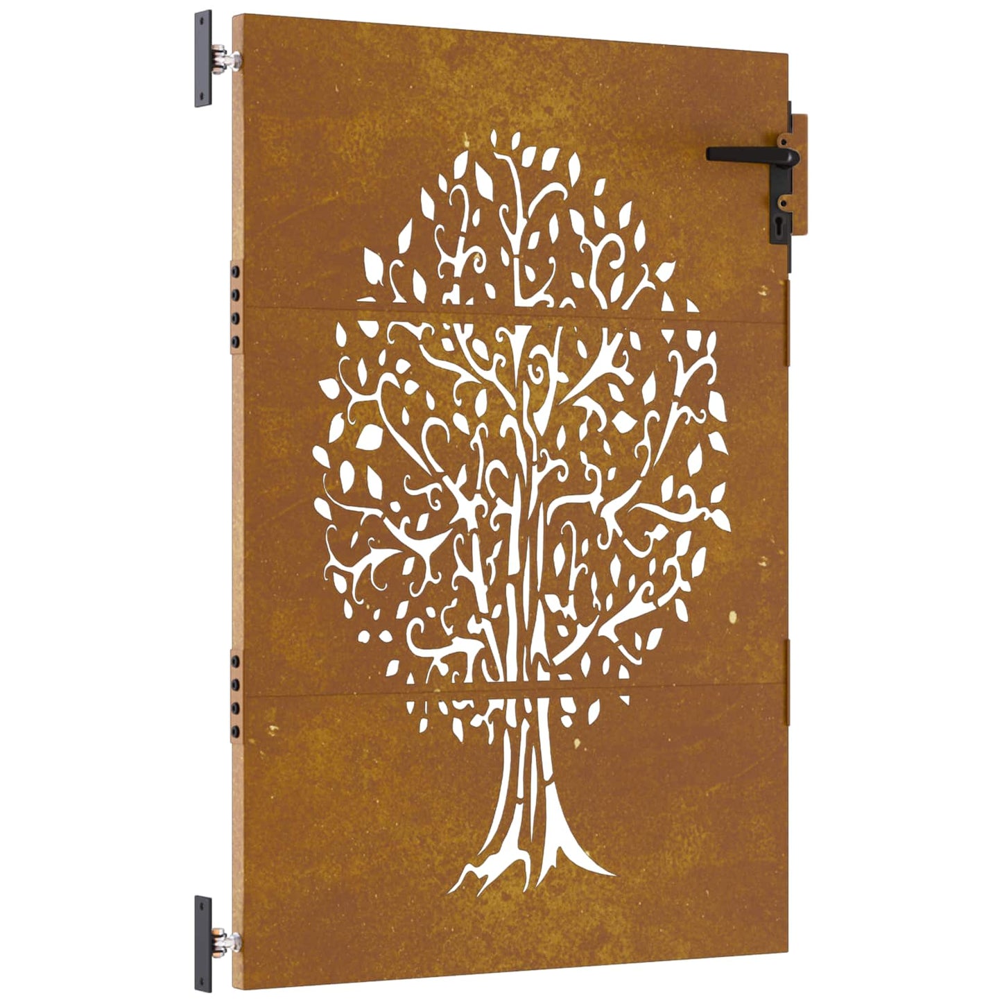 famintás corten acél kerti kapu 85x150 cm