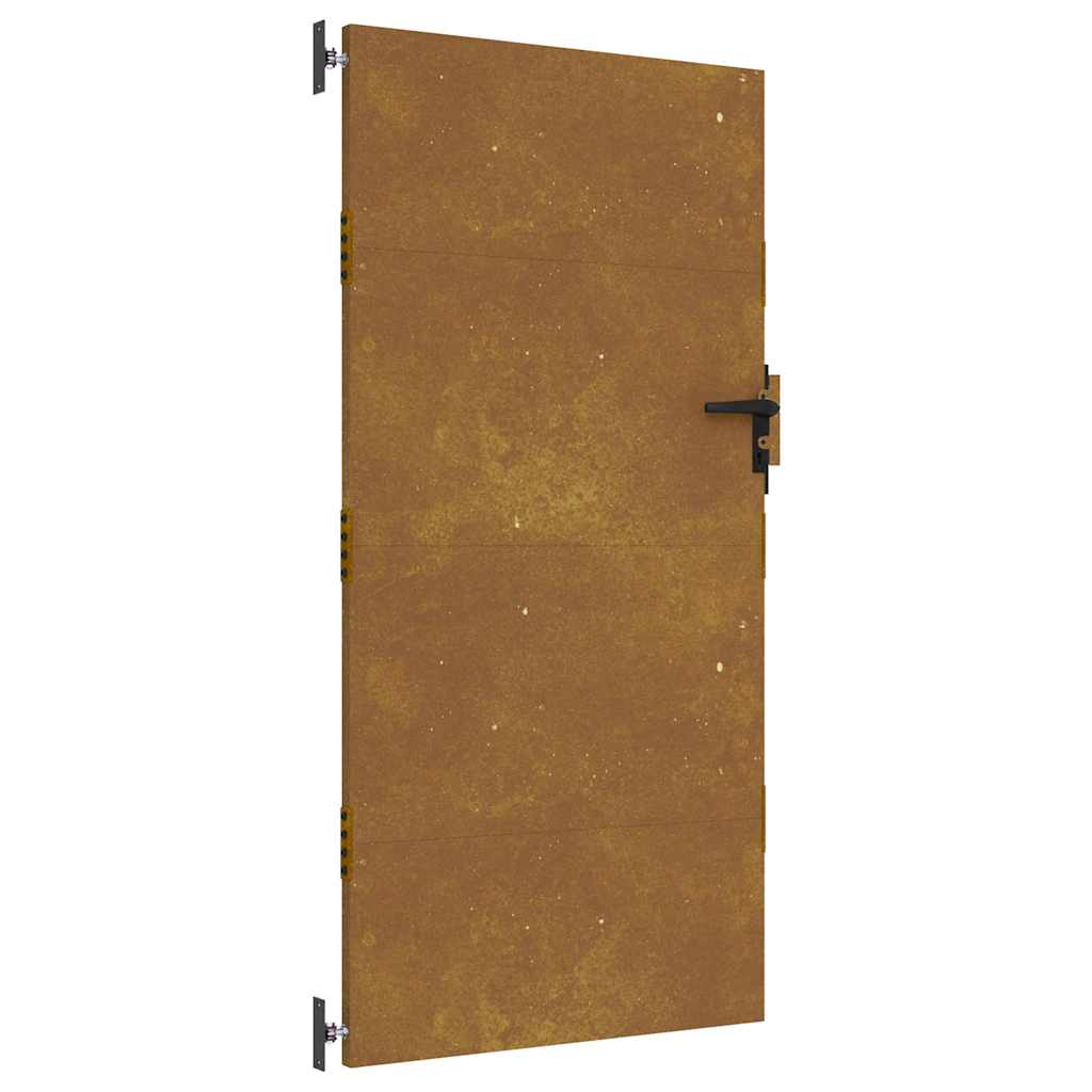 corten acél kerti kapu 85 x 175 cm