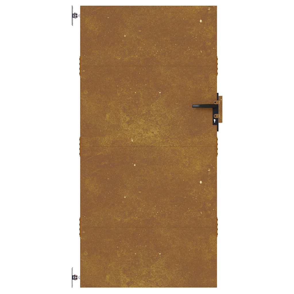 corten acél kerti kapu 85 x 175 cm